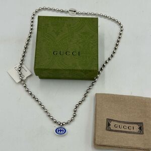 Women’s Gucci .925 Sterling silver necklace made in Italy